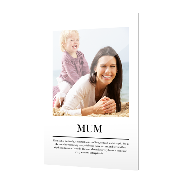 Slimline Acrylic Prints 50cm x 75cm Portrait